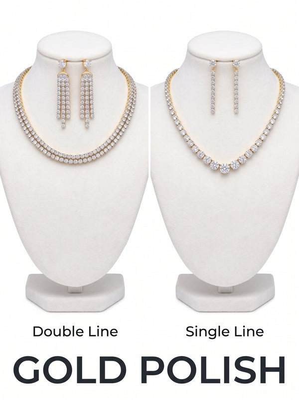 Necklace — Gold polish
