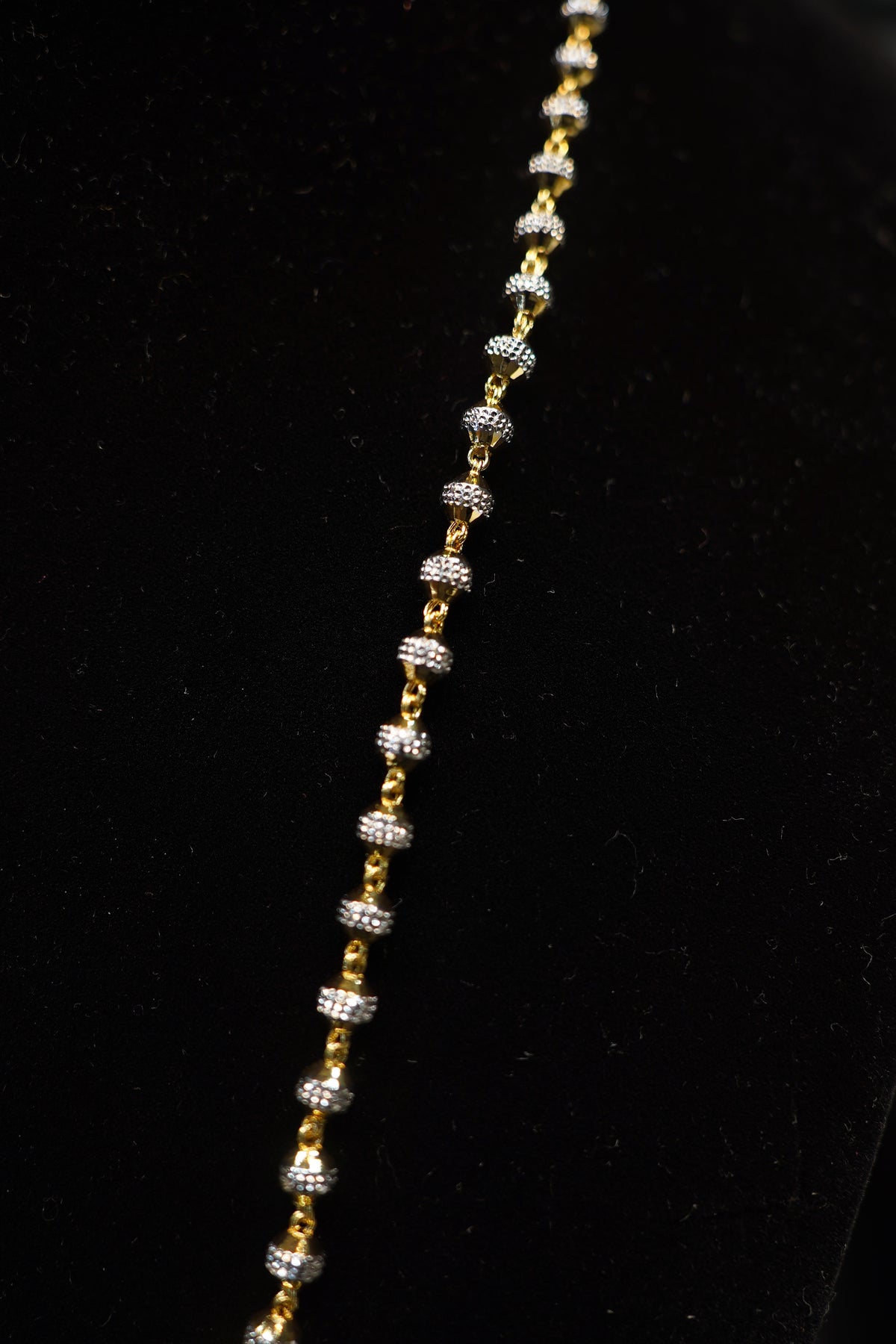 Diamond Cut Matar Mala Chain