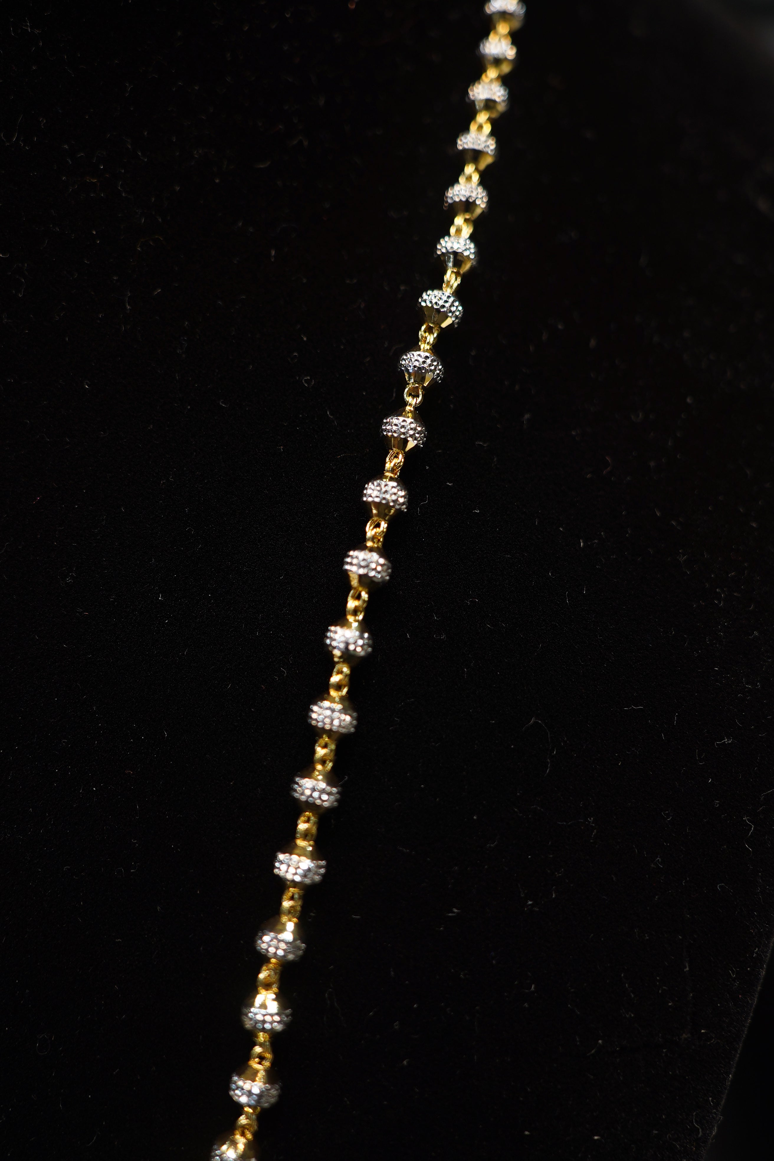 Diamond Cut Matar Mala Chain