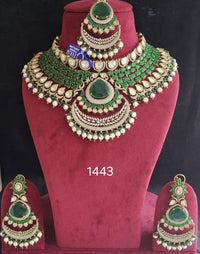 NOOR — Emerald Kundan Bridal Set