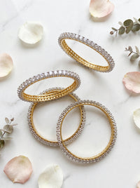 Diamond Luxe Single Line Bangles