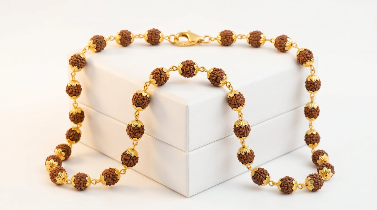 Rudraksha Mala Chain