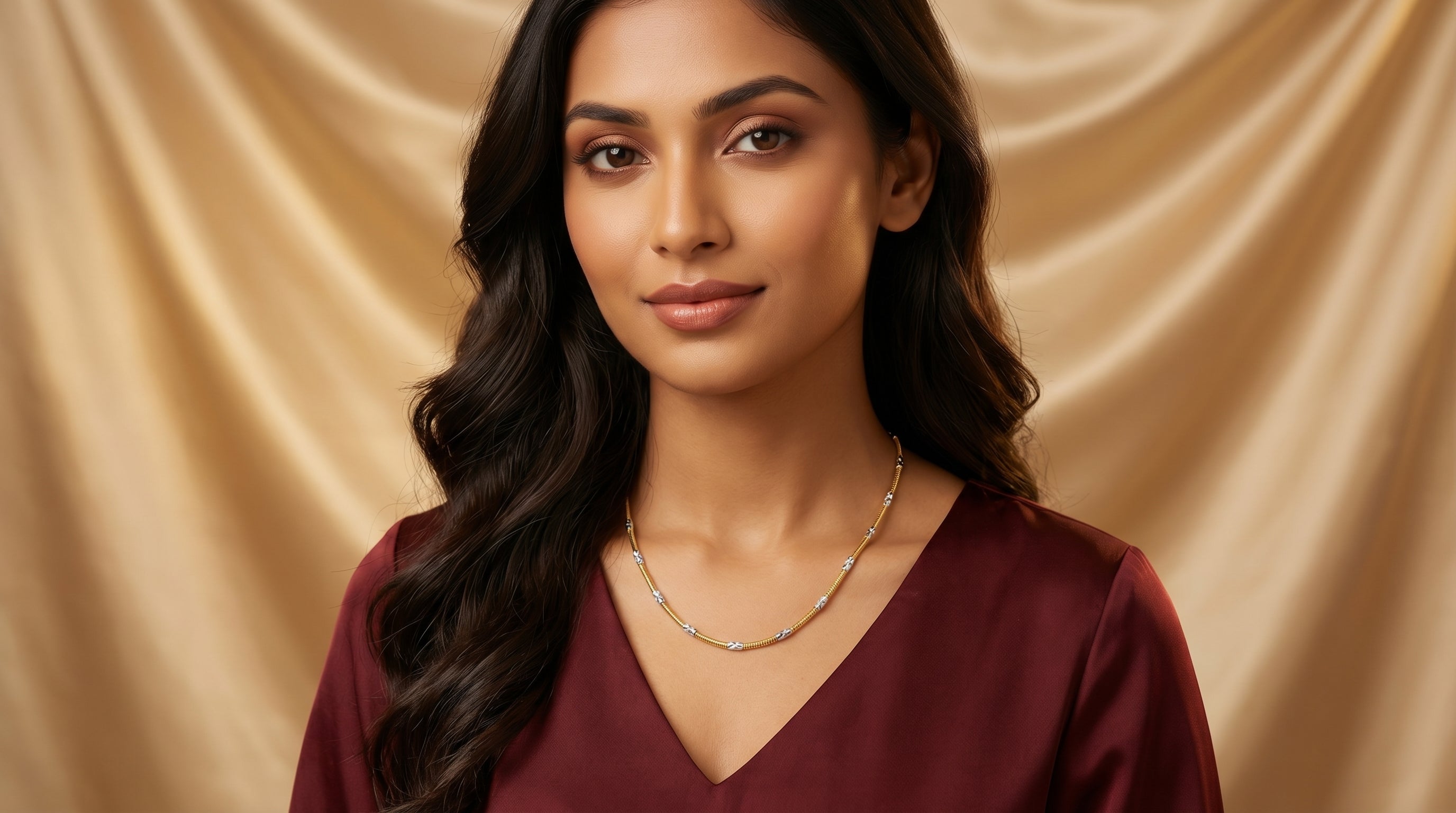 Singapore Style Two-Tone Chain