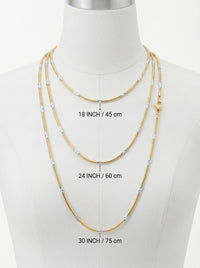 Singapore Style Two-Tone Chain