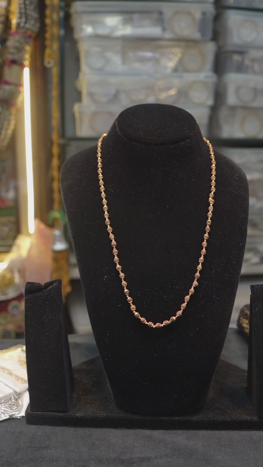 Rudraksha Mala Chain